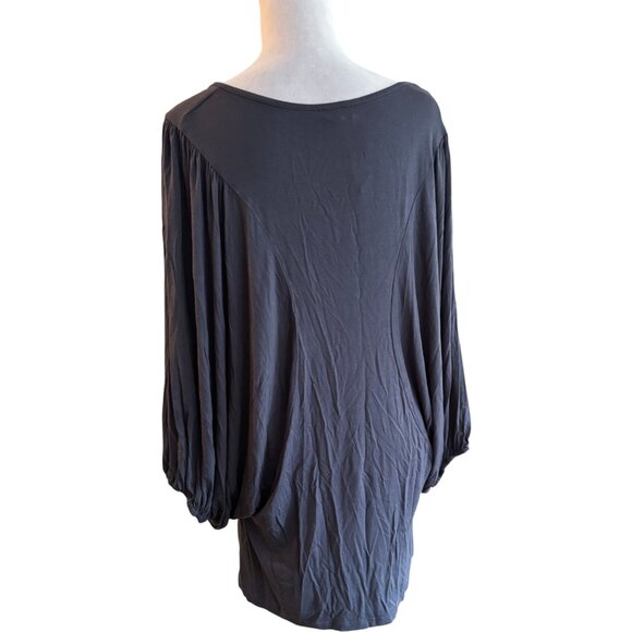 POL Dolman Sleeve Navy Blue Tunic top Oversized sz S fits up to L NWOT - Picture 3 of 9